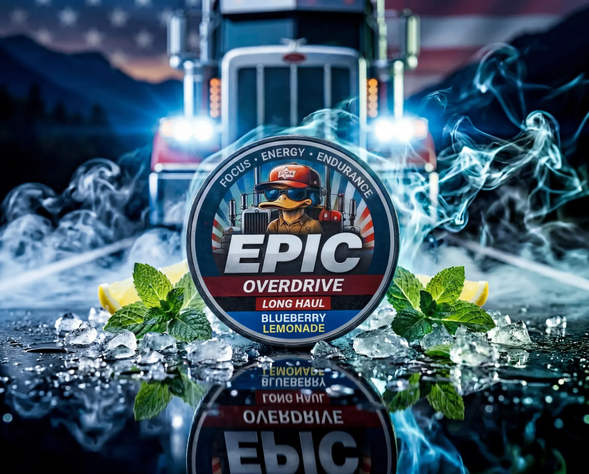 EPIC OverDrive Blueberry Lemonade tin