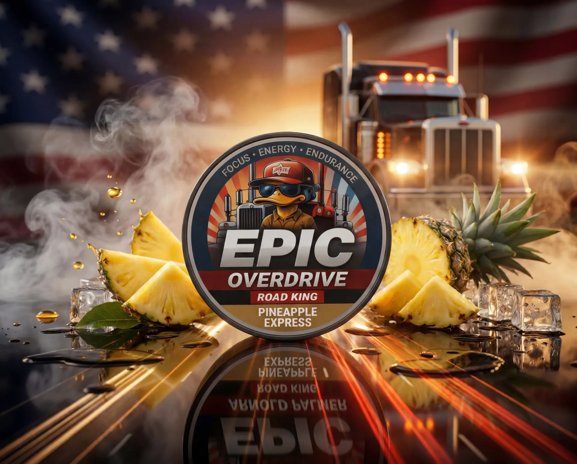 EPIC OverDrive Pineapple Express pouch tin